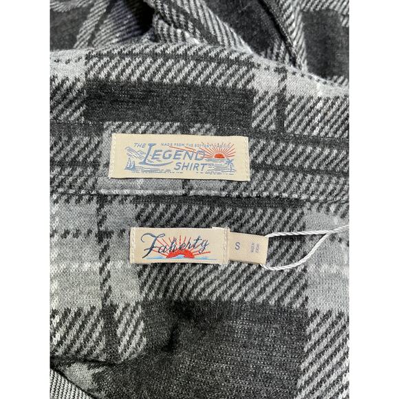 Faherty 'Legend' Grey Polyester Sweater Shirt Size S - Picture 4 of 5